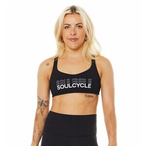 SoulCycle Lululemon Free To Be Bra Wild Black NWT